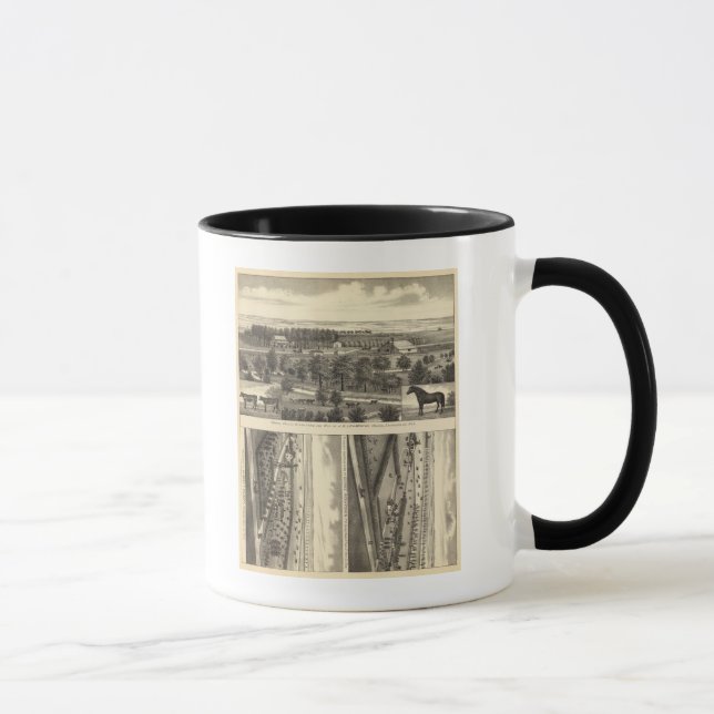 Wahoo Valley Farm, Nebraska Mug (Right)