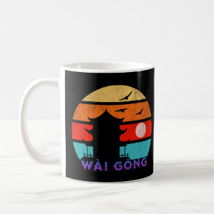 Wài Gōng Retro Sunset Ocean Grandfather Coffee Mug