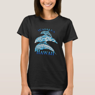 Waialua Hawaii Vacation Tribal Dolphins T-Shirt