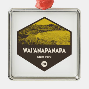 Wai'anapanapa State Park Hawaii Metal Tree Decoration