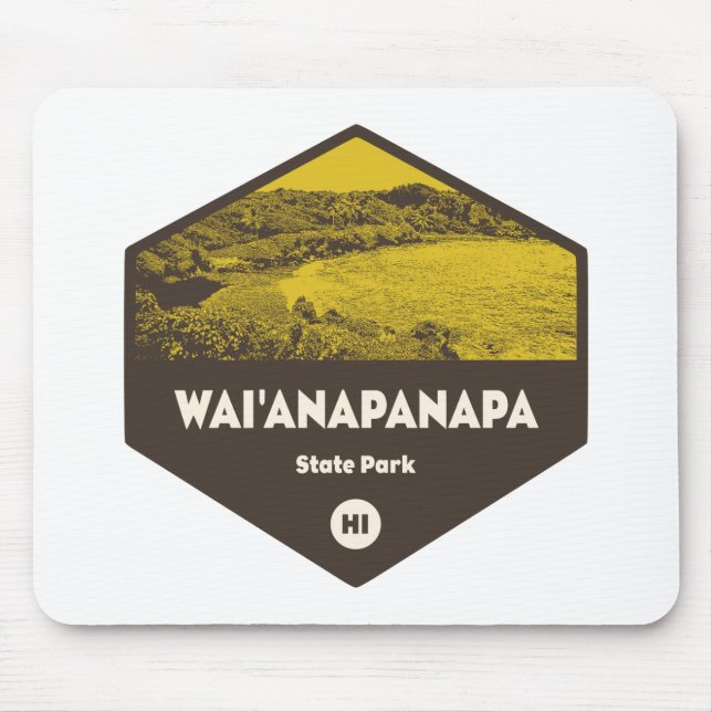 Wai'anapanapa State Park Hawaii Mouse Mat (Front)