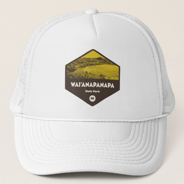 Wai'anapanapa State Park Hawaii Trucker Hat (Front)