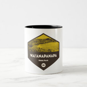 Wai'anapanapa State Park Hawaii Two-Tone Coffee Mug
