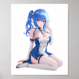 Waifu St. Louis Sticker  Poster