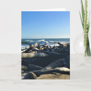Waikiki Beach, Cape Disappointment, Washington Card