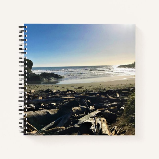Waikiki Beach, Cape Disappointment, Washington Notebook (Front)