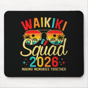 Waikiki beach hawaii summer vacation family trip mouse mat