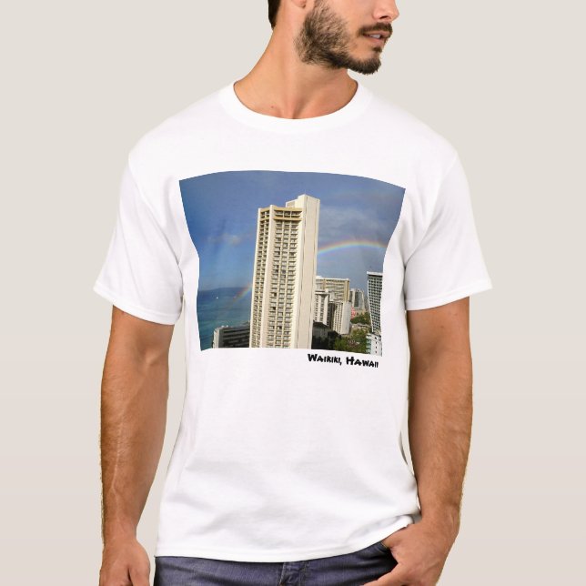 Waikiki Beach , Hawaii T-Shirt (Front)