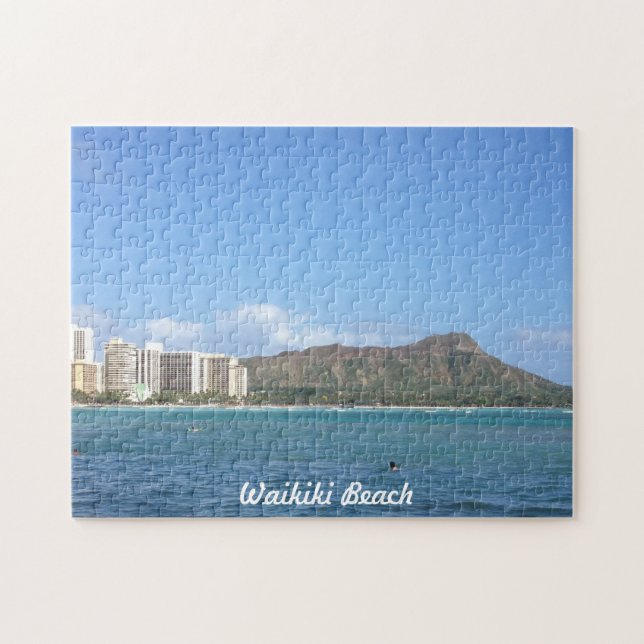 Waikiki Beach Jigsaw Puzzle (Horizontal)