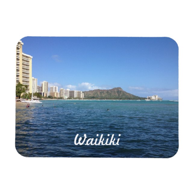 Waikiki Beach Magnet (Horizontal)