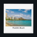 Waikiki Beach Magnet<br><div class="desc">Waikiki Beach,  Honolulu,  Hawaii</div>