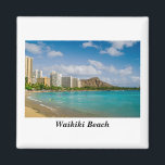 Waikiki Beach Magnet<br><div class="desc">Waikiki Beach,  Honolulu,  Hawaii</div>