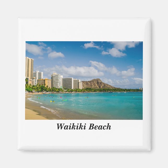Waikiki Beach Magnet (Front)