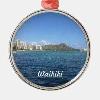 Waikiki Beach Metal Tree Decoration