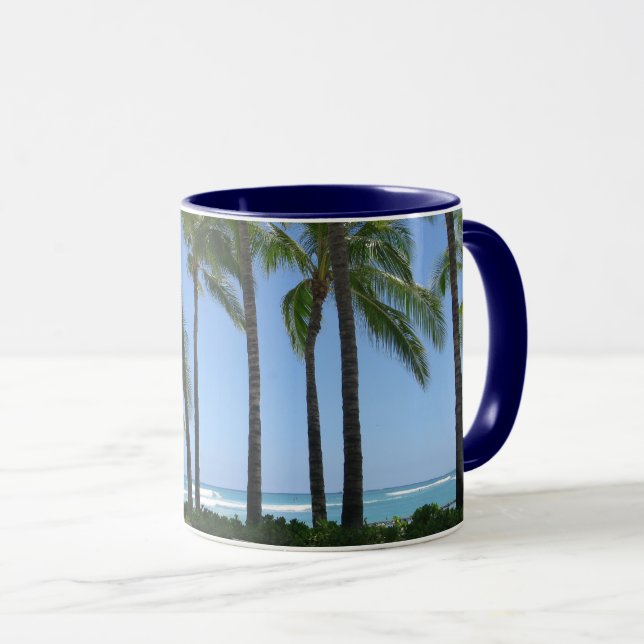 Waikiki Beach Mug (Front Right)