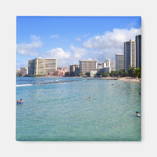 Waikiki Beach, Oahu, Hawaii Magnet