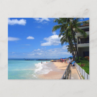 Waikiki Beach, Oahu, Hawaii Postcard