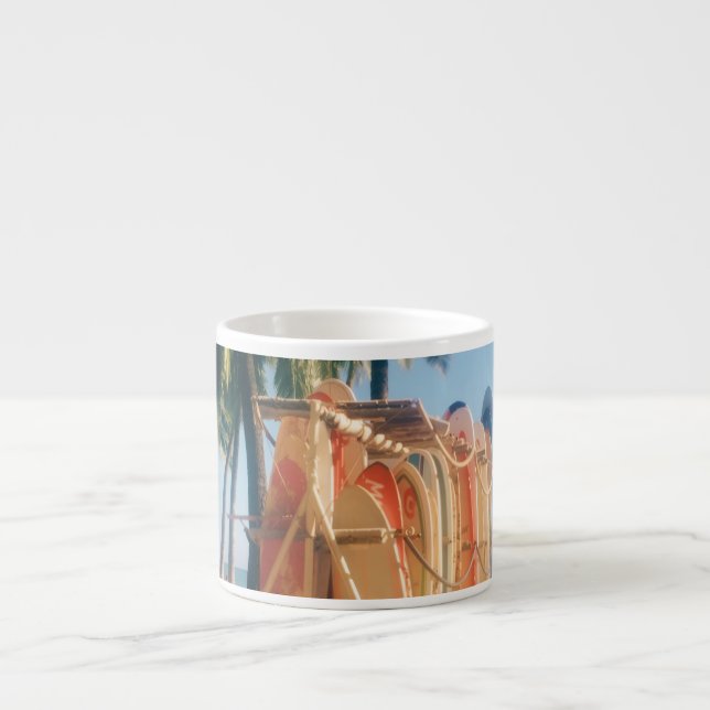 Waikiki Beach Surfboards  Espresso Cup (Front)