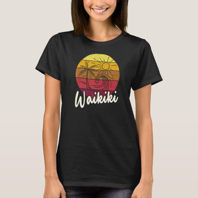 Waikiki Beach Surfing Clothing For Surf  Surfer T-Shirt (Front)
