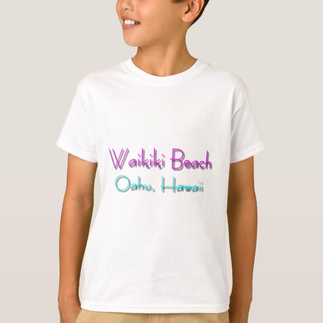 Waikiki Beach T-Shirt (Front)