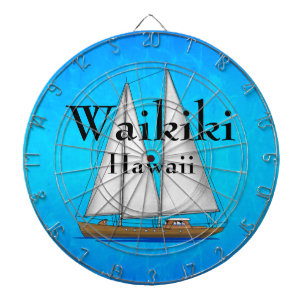 Waikiki Hawaii Dartboard