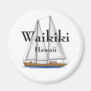 Waikiki Hawaii Magnet
