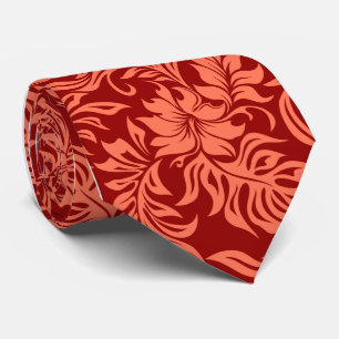 Waikiki Hibiscus Hawaiian Necktie