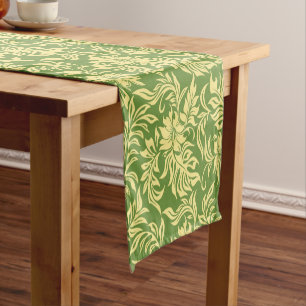 Waikiki Hibiscus Hawaiian Pareau Floral Short Table Runner