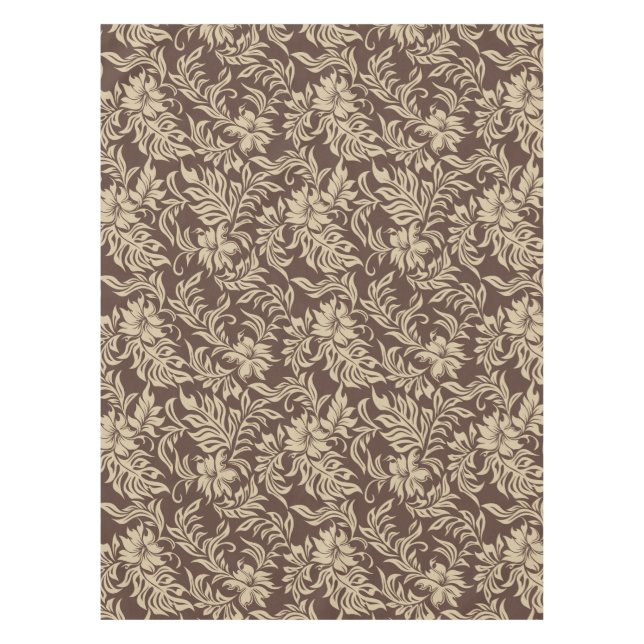 Waikiki Hibiscus Hawaiian Pareau Floral Tablecloth (Front)