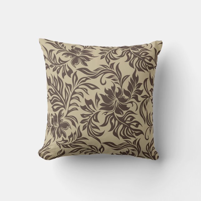 Waikiki Hibiscus Hawaiian Reversible Pillows (Front)