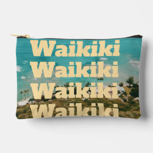 Waikiki, Honolulu, Oahu, Hawaii Accessory Pouch
