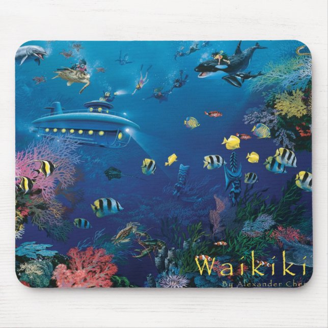 Waikiki Mousepad (Front)