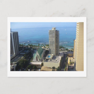 Waikiki Skyline Postcard