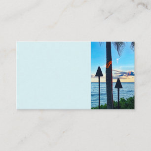 Waikiki Tiki Torches Business Card