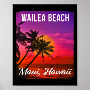 Wailea Beach Maui Hawaii Hawaiian Islands Poster