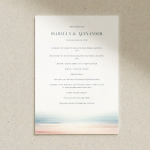 Wailea Wedding Program