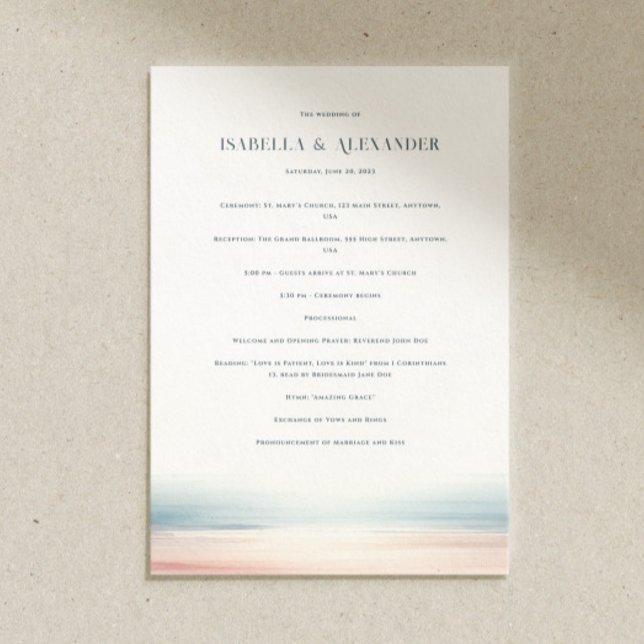 Wailea Wedding Program (Creator Uploaded)