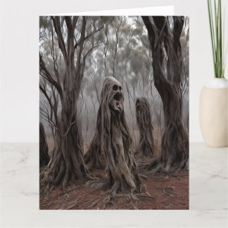 Wailing Ghost Trees Australian Bush Thank You Card