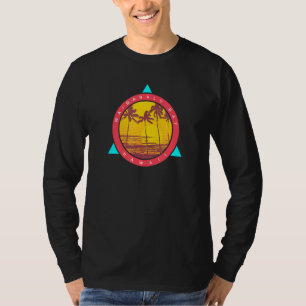 Waimanalo Bay Hawaii Palm Trees Sunset T-Shirt