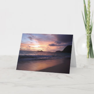 Waimanalo Early Morning Card
