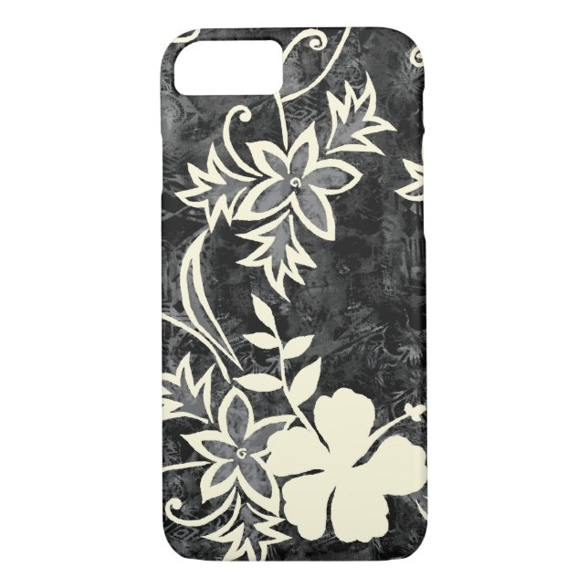 Waimanalo Hawaiian Hibiscus Batik Case-Mate iPhone Case (Back)
