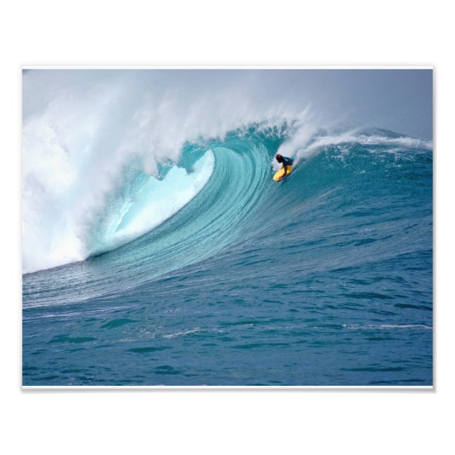 Waimea Bay Bodyboarder Photo Print (Front)