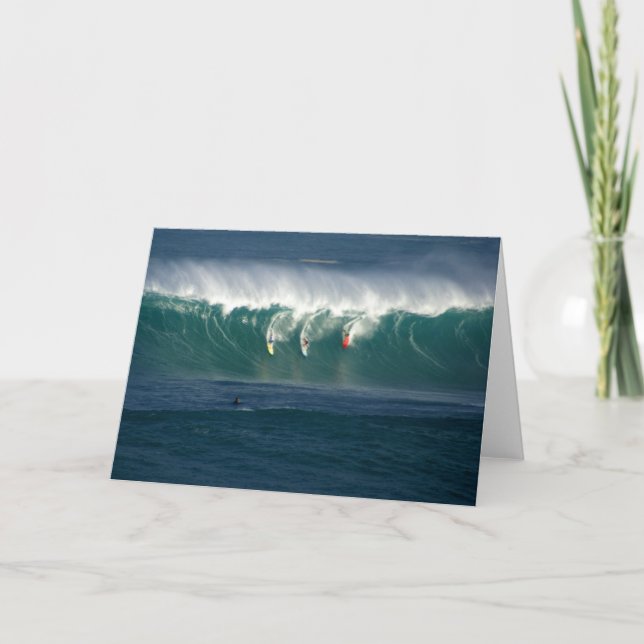 Waimea Bay Hawaii Card (Front)