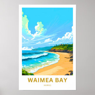 Waimea Bay Hawaii Travel Print