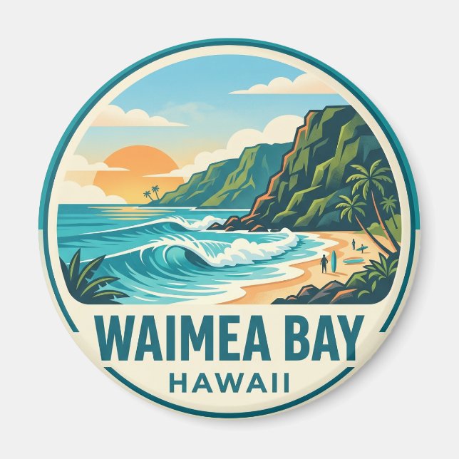 Waimea Bay Magnet (Front)
