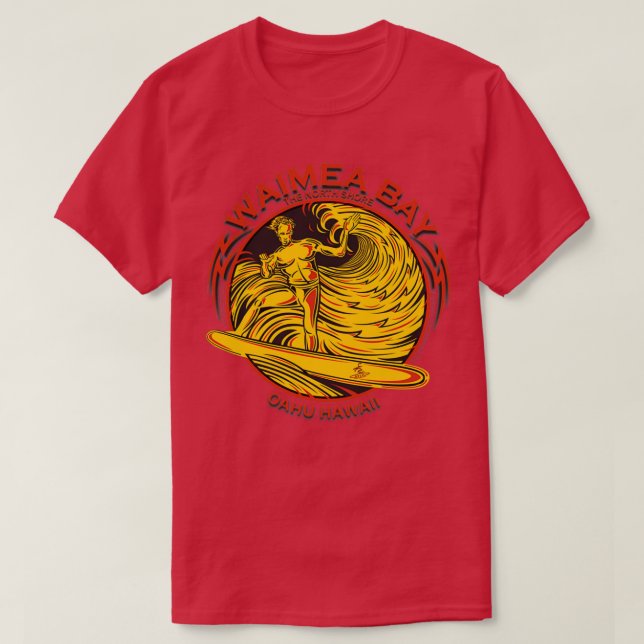 WAIMEA BAY T-Shirt (Design Front)