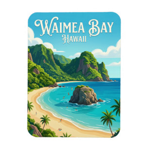 Waimea Bay USA Magnet