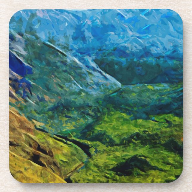 Waimea Canyon Abstract Impressionist Coaster (Front)