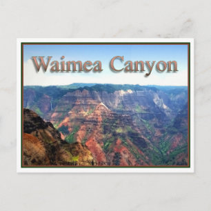 Waimea Canyon, Postcard