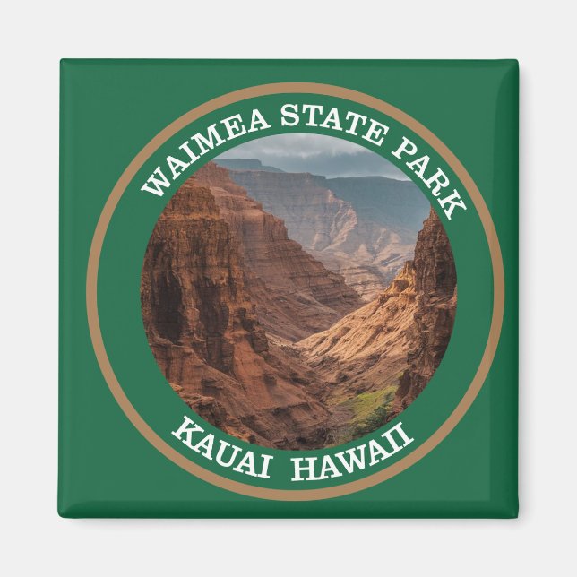 Waimea Canyon State Park, Hawaii Magnet (Front)